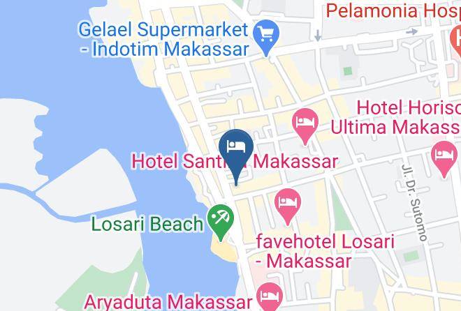 Makassar - Aerotel Smile Makassar Maps