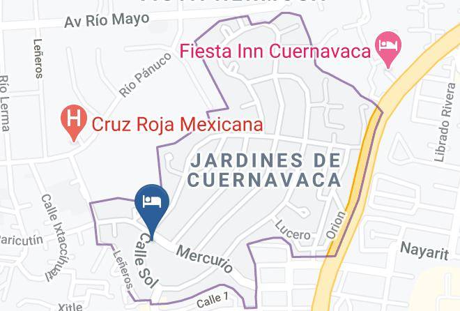Cuernavaca - Aesthetic Resort Maps