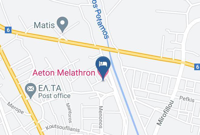 Trikala - Aeton Melathron Hotel Maps