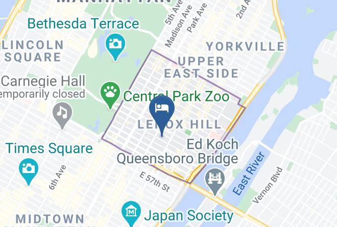 New York - Gardens Suites Hotel By Affinia Maps