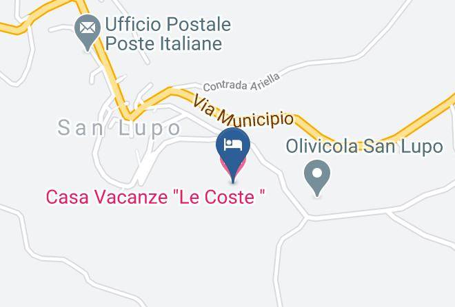 Benevento - Affitta Camere Le Coste Maps