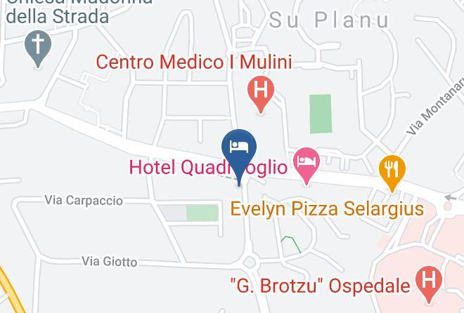 Cagliari - Affittacamere Al Moli Maps