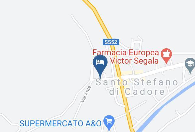 Belluno - Affittacamere All'amicizia Maps
