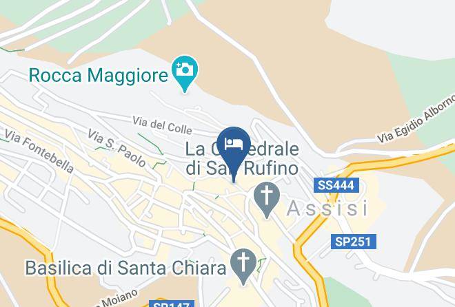 Perugia - Affittacamere Arco Del Vento Maps