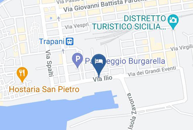 Trapani - Affittacamere Arcobaleno Maps