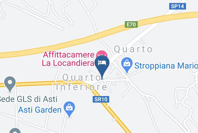 Asti - Affittacamere Asti Er Post Di Cartone Maps