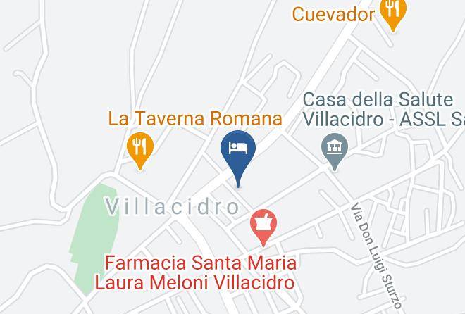Province Of South Sardinia - Affittacamere Baddimanna Maps
