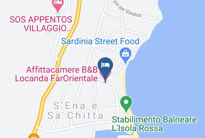 Nuoro - Affittacamere B&b Locanda Farorientale Maps