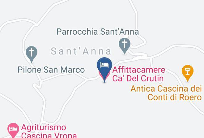 Cuneo - Affittacamere Ca' Del Crutin Maps