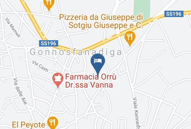 Province Of South Sardinia - Affittacamere Carpe Diem Maps