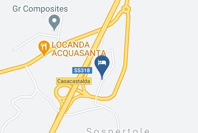 Perugia - Affittacamere Casetta Riccetti Maps