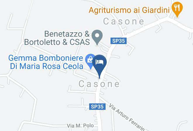 Padua - Affittacamere Casone Maps