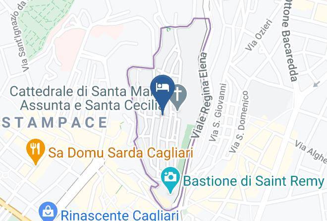 Cagliari - Affittacamere Castello Maps