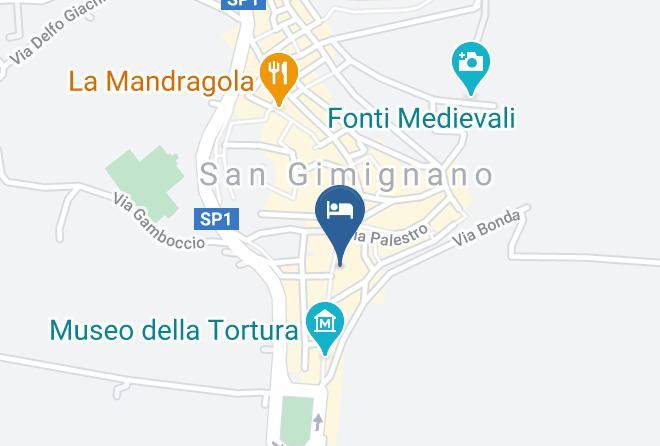 Siena - Affittacamere Chiti Melania Maps