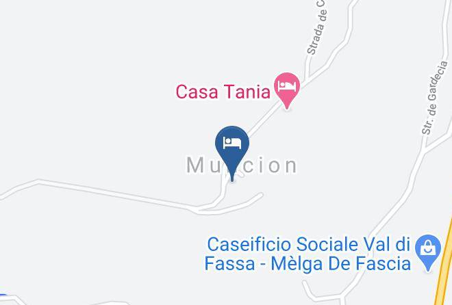 Trento - Affittacamere Ciasa Mikelin Maps