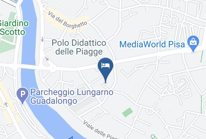 Pisa - Affittacamere Cisanello Maps