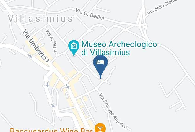 Province Of South Sardinia - Affittacamere Da Angela Maps