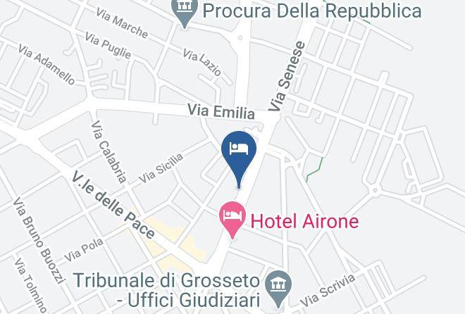 Grosseto - Affittacamere Da Calogera Maps