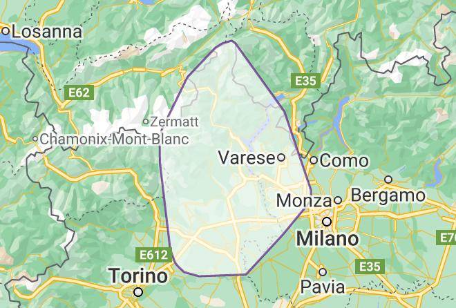 Novara - Affittacamere Da Giusy Maps