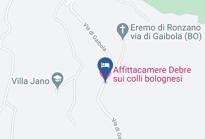 Bologna - Affittacamere Debre Sui Colli Bolognesi Maps