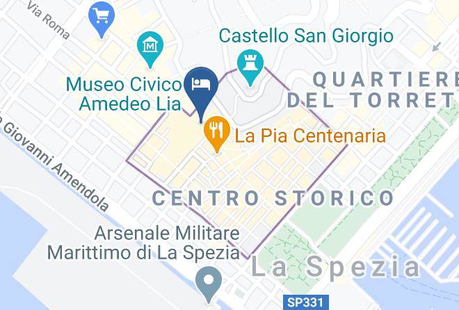 La Spezia - Affittacamere Del Prione Maps