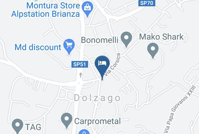 Lecco - Affittacamere Dolcelago Maps