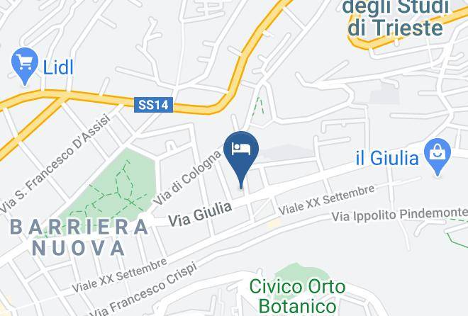 Trieste - Affittacamere Girasole Maps