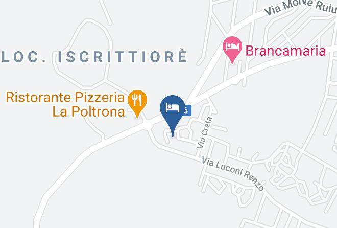 Nuoro - Affittacamere Goloritze Maps