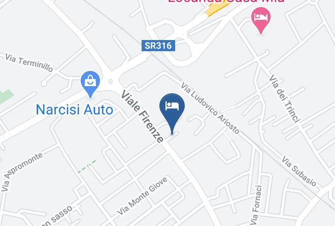Perugia - Affittacamere Il Girasole Maps