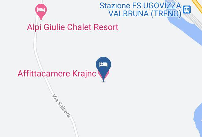 Udine - Affittacamere Krajnc Maps