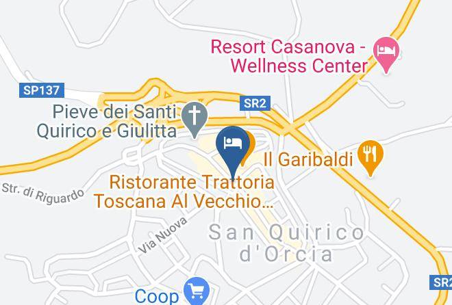 Siena - Affittacamere L'orcia Bed&breakfast San Quirico D'orcia Maps