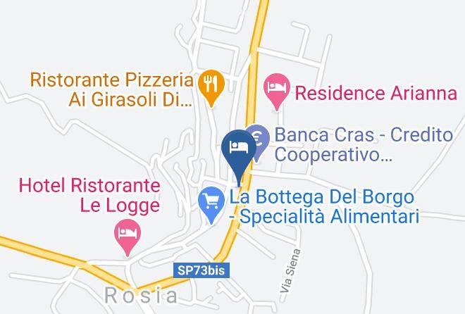 Siena - Affittacamere La Casina Maps