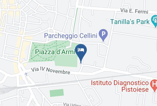 Pistoia - Affittacamere La Fortezza Maps