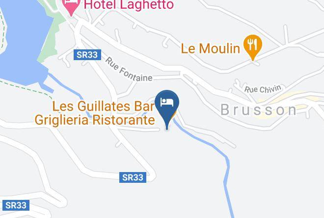 Aosta - Affittacamere La Luge D'antan Maps