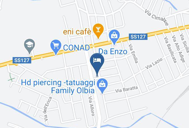 Sassari - La Maison De Gioel Maps