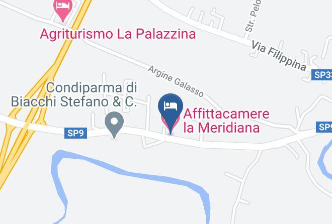 Parma - Affittacamere La Meridiana Maps