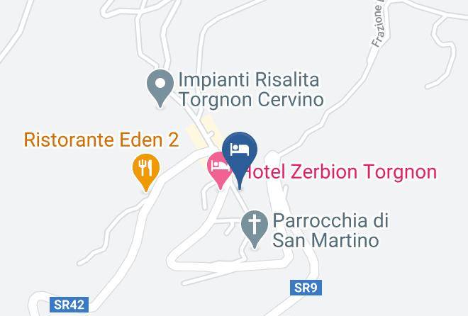 Aosta - Affittacamere Le Lierre Maps