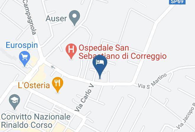 Reggio Emilia - Affittacamere Le Palme Maps