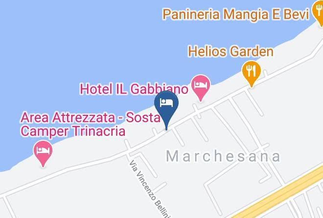 Messina - Affittacamere Lido Marchesana Maps