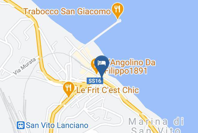 Chieti - Affittacamere Locanda Dell Adriatica Maps
