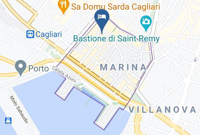 Cagliari - Affittacamere Maison Savoia Maps