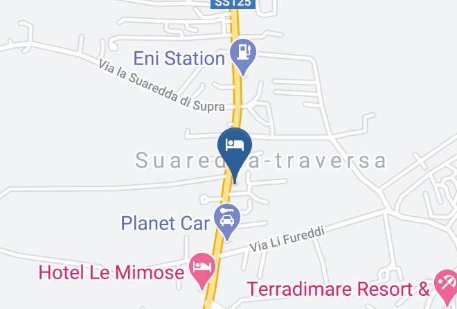 Sassari - Affittacamere Mare Sole San Teodoro Maps