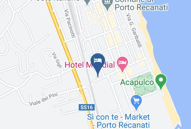 Macerata - Affittacamere Pacific Blue Maps