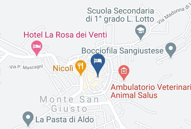 Macerata - Affittacamere Palazzo Roberti Maps