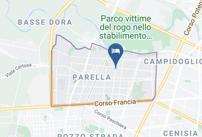 Turin - Affittacamere Parella Maps