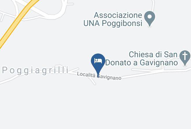 Siena - Affittacamere Poggiagrilli Maps