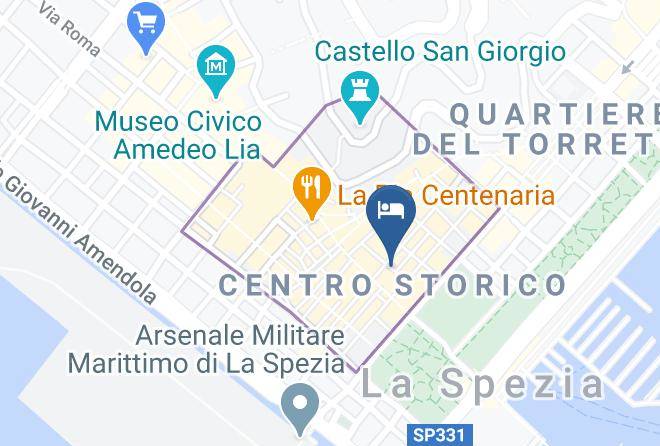 La Spezia - Affittacamere Porta Marina Maps