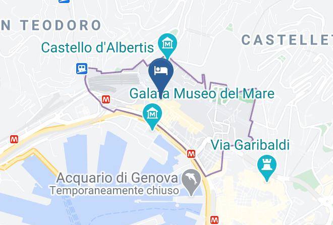 Genoa - Affittacamere Que De Ma Maps