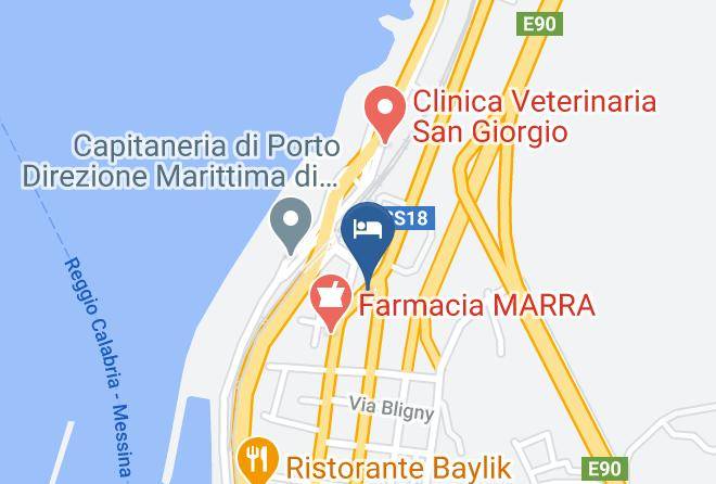 Reggio Di Calabria - Affittacamere Reggio Maps