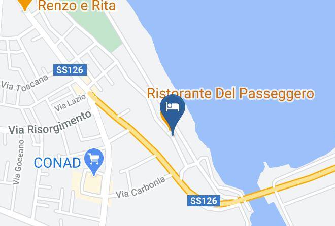 Province Of South Sardinia - Affittacamere Sant'antioco Maps